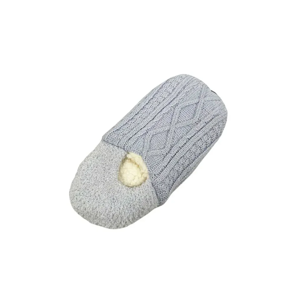 Northeast Outfitters Cozy Cabin Women's Diamond Knit Slippers S/M Blue